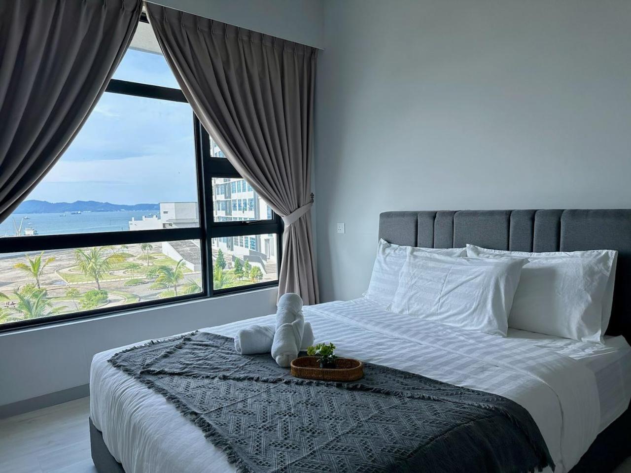Apartamento Jesselton Quay Sea & Pool View For 6 Pax Kota Kinabalu Exterior foto